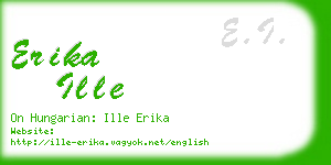 erika ille business card